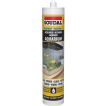 Silicone pour aquarium transparent, 300ml - SOUDAL