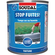 Revêtement spécial toiture Stop fuites 750g - SOUDAL