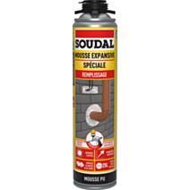 Mousse expansive pistolable Spéciale Remplissage 500ml - SOUDAL