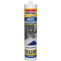 Mastic neutre bain cuisine transparent 290ml