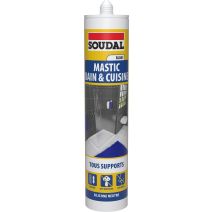Mastic neutre bain cuisine blanc 290ml