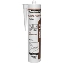 Colle de fixation acrylique 280mL blanc - BOXER