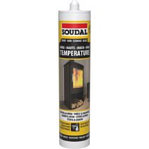 Mastic réfractaire haute température 290ml - noir - SOUDAL