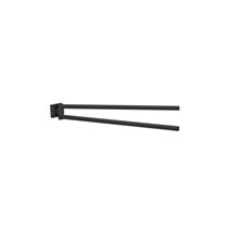 Porte-serviette 2 barres noir LOFT-GAME - ALLIBERT