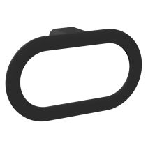 Porte-serviette anneau noir LOFT-GAME - ALLIBERT