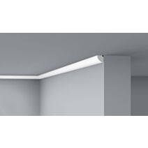 2 Moulures de plafond D1 polystyrène 21x21mm 2m - DECOFLAIR