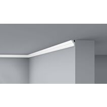 2 Moulures de plafond D2 polystyrène 25x17mm 2m - DECOFLAIR