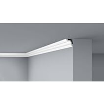 2 Moulures de plafond D8 polystyrène 50x50mm 2m - DECOFLAIR