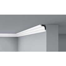 Moulure de plafond D10 polystyrène 80x80mm 2m - DECOFLAIR