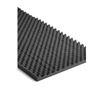 4 Plaques absorbantes acoustique et emballage de protection Noma®Acoustic 25mm 0,50x0,50m