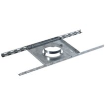 Support plancher galva pour double-paroi isolé Ø153-200mm - TEN