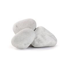 Galets Carrare 40/60 25kg Blanc