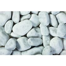 Galets Carrare 25/40 25kg Blanc