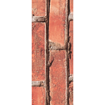 Film adhésif en rouleau Joy@fix Fantaisie brique rouge 45 cm x 2 m