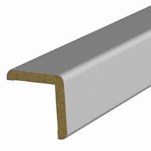 Baguette d'angle revêtu papier gris 2200 x 25 x 25