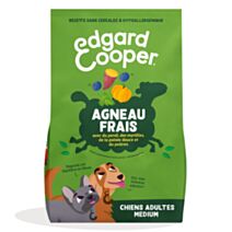 Croquettes pour chien adulte agneau sans céréales 7kg - EDGARD COOPER