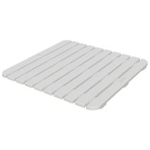 Caillebotis douche/baignoire 55x55cm blanc - TATAY