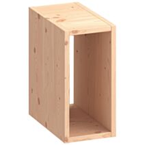 Meuble de rangement Double Pin Brut Kubik 70,5x36xP30cm - LUSIMAT