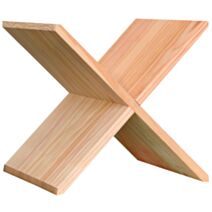 Croix diagonale pour Cube Pin Brut Kubik 46x46xP29cm - LUSIMAT