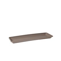 SOUCOUPE RECTANG. VENEZIA 50CM TAUPE