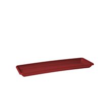 SOUCOUPE RECTANG. VENEZIA 50CM ROUGE FONCE