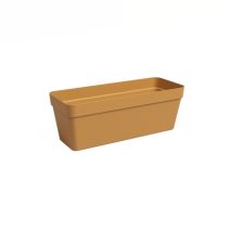 Jardinière Capri + réservoir d'eau 50cm Jaune Miel - ARTEVASI