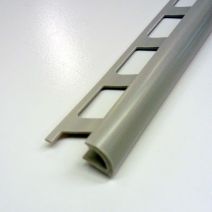 1/4 rond ouv 12 pvc gris clair 2.5m - DINAC