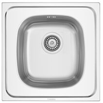 Evier cuve rectangulaire à encastrer, Inox 304-18/10 - BANKA