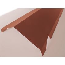 Faitière crantée double pans rouge