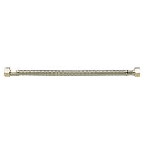  flexible inox de raccordement diamètre intérieur 13mm FF20/27 300mm - DIPRA