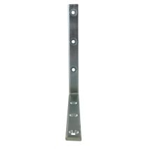 Equerre de renfort à bouts carrés, assemblage en applique, à visser 