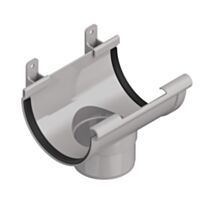 Naissance de gouttière centrale Ø25cm Gris - INES
