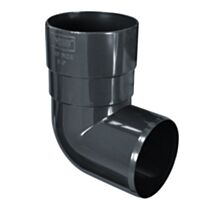 Coude mâle/femelle 87°30 Ø8cm Anthracite - INES 