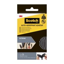 2 rubans agrippant adhésifs noir 1m X 25mm - SCOTCH