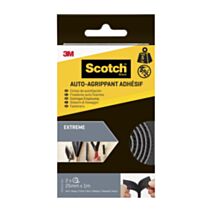 2 rubans agrippant adhésifs noir 1m X 25mm - SCOTCH