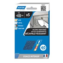 Patins delta 102x152mm grain 40 x5 - NORTON