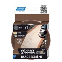 Disque non tissé Decap' Extrême 125x22mm bois - NORTON