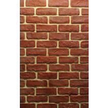 Plaquette de Parement Béton Easy Block Redbrick 0,52m² Rouge