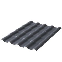 Plaque de Couverture PVC Imitation Tuile L.2,22xL.0,75m 