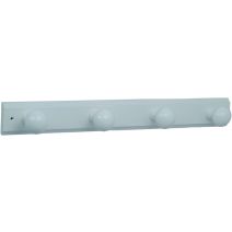portemanteau club blanc 4 têtes