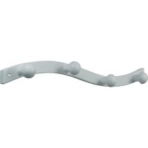 Portemanteau sinus blanc 4 têtes
