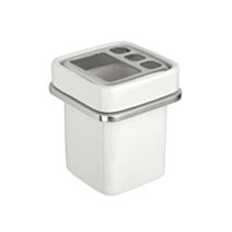 Porte-brosse à Dents Artic Mural Argent - TATAY