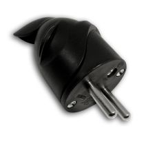 Fiche 1 prise mâle 16A Noir - ZENITECH