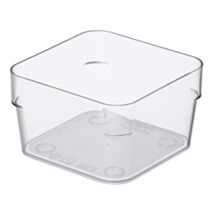 Organiseur Compact Clear Sort plastique SAN 10x10cm transparent - SMARTSTORE