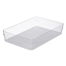 Organiseur Compact Clear Sort plastique SAN 30x20cm transparent - SMARTSTORE