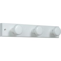 Portemanteau 3 patères à fixer Alfa Bois Blanc
