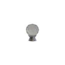 Bouton meuble Classique Transparent Acrylique et ø32mm - B BEAUTY