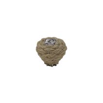 Bouton meuble Classique Rotin Brut L30mm - B BEAUTY