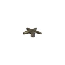 Bouton meuble Classique Etain Vernis Zamak L45mm h19mm - B BEAUTY