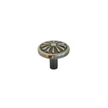 Bouton meuble Classique Zamak Laiton Vernis ø30mm h26mm - B BEAUTY